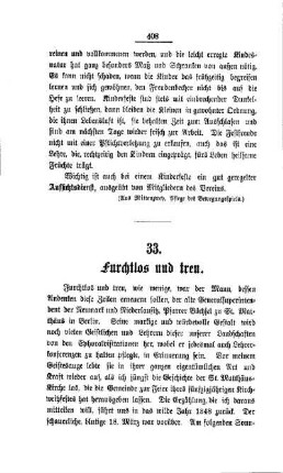 Furchtlos und treu