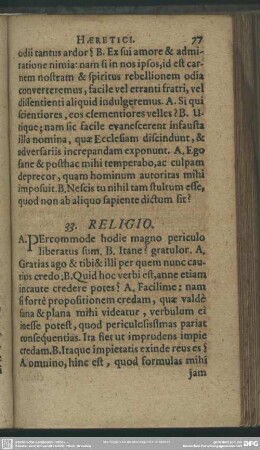 33. Religio
