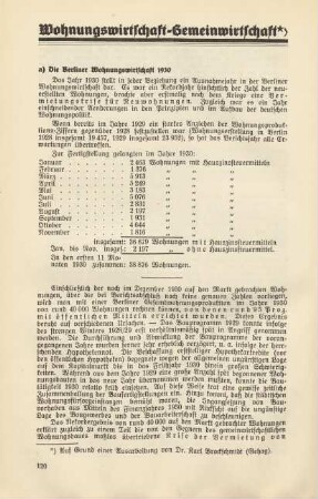 Wohnungswirtschaft - Gemeinwirtschaft