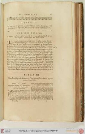 Livre III / Liber III
