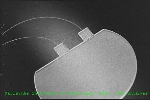Detailaufnahme eines integrierten optischen Sensors des Instituts für Radiochemie (IRCh)