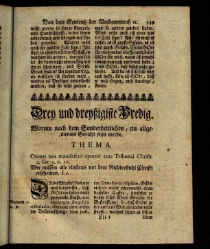 549-565, Drey und dreyßigste Predig.