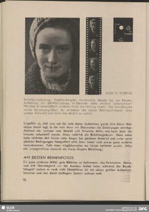 Rolleiflex-Aufnahme