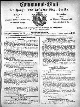 1873,24: No. 24, 13. Juni 1873