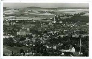 Zschopau. Blick auf Zschopau