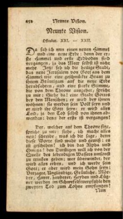 Neunte Vision. Offenbar. XXI. - XXII.