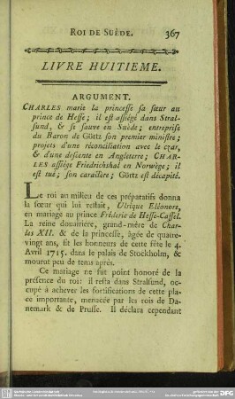 Livre Huitieme