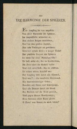 152-162, Die Harmonie der Sphären. - Der Frosch.