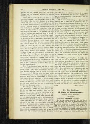 44. Sitzung des Abgeordnetenhauses : (Fortsetzung) ; aus dem Landtage