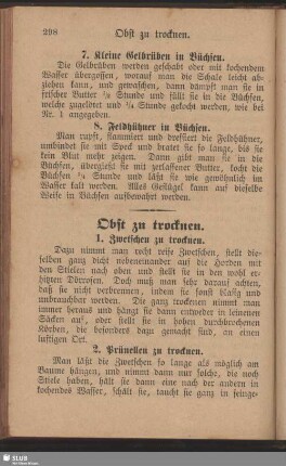 Obst zu trocknen