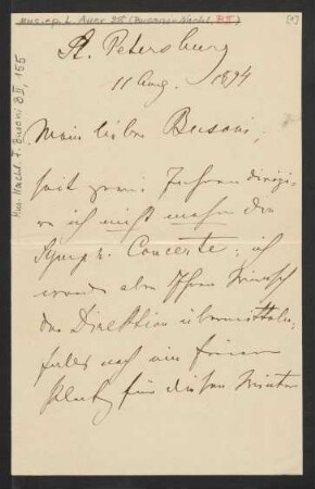 Brief an Ferruccio Buson : 11.08.1894