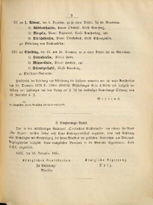 Kirchliches Amtsblatt, Gesetz- und Verordnungsblatt für den Amtsbezirk des Königlichen Konsistoriums zu Cassel. 3. 1888