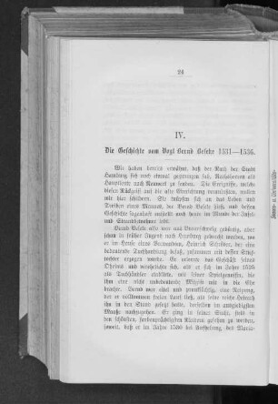 IV. Die Geschichte von Vogt Bernd Beseke 1531-1536.