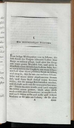 [A. Beyträge zur praktischen Arzenykunde.]