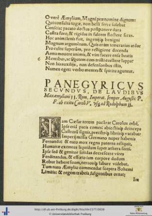 Panegyricus Secundus