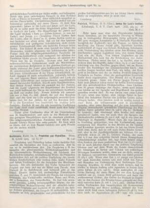 649-650 [Rezension] Gelbhaus, S., Propheten und Psalmisten
