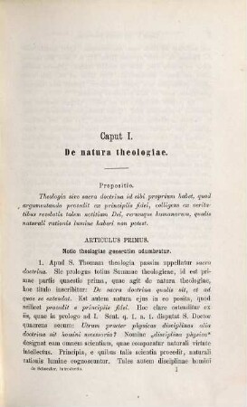 Introductio in S. theologiam dogmaticam ad mentem D. Thomae Aquinatis : opus posthumum editum