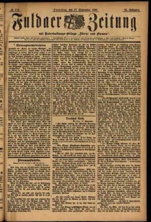 Ausgabe vom Donnerstag, den 17. September 1896.