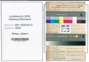 Entnazifizierung Johann Wiese , geb. 05.07.1908 (Staatsanwalt)