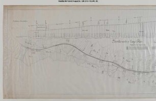 Linie Hennef - Asbach, Blatt 3: Lage- und Höhenplan von Kuchenbach bis Hermesmühle