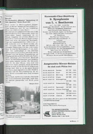Ausgesuchte Börner-Reisen