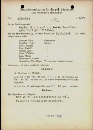 Schraft, Marie