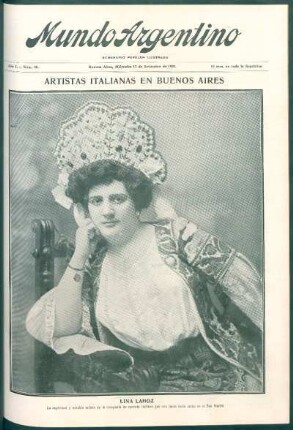 Artistas italianas en Buenos Aires [Fotografía] : Lina Lahoz
