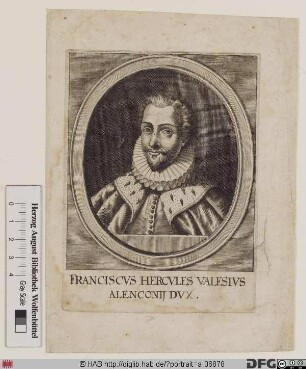 Bildnis François-Hercule de Valois, duc d'Alençon et d'Anjou