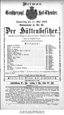 Der Hüttenbesitzer