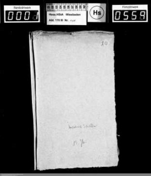 . Undatierte Schreiben des 17. Jahrhunderts: Band 1