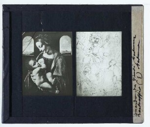 da Vinci, Madonna mit Kind und andere Studien,Boltraffio, Madonna Litta