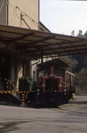Dörzbach V 22 Bedienung Gleisanschluss BAG Güterzug Rollbockbetrieb