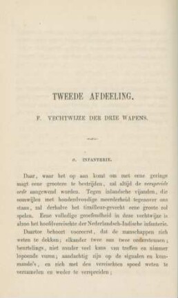 F. Vechtwijze der drie wapens