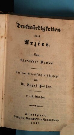 Denkwürdigkeiten eines Arztes, [1,]9/13