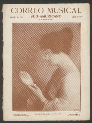 Aristocracia argentina : [Fotografía de] Sta. María Teresa Lacroze Gowland