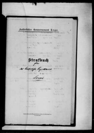 Strafvollzug (Strafregister): Bd. 4