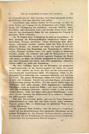 Über das Puerperalfieber und dessen locale Behandlung