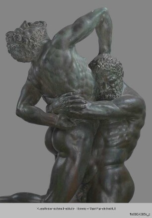 Herkules- und Antäusbrunnen : Herkules und Antäus