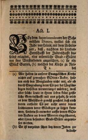 Acta ecclesiastica : in welchen unterschiedliche bey dem Predigt-Amt vorgegangene Fälle erörtert werden, 40. 1738