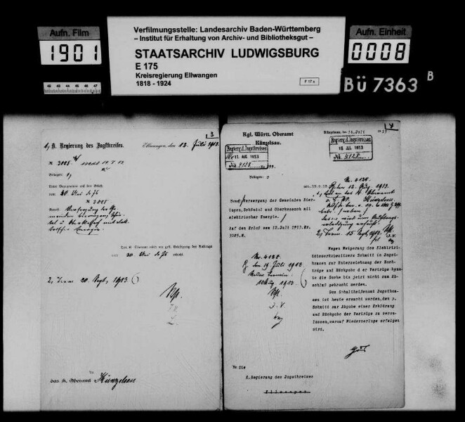 Stromversorgung der Gemeinden des Oberamts Künzelsau