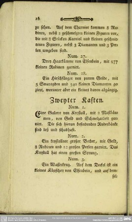 Zweyter Kasten