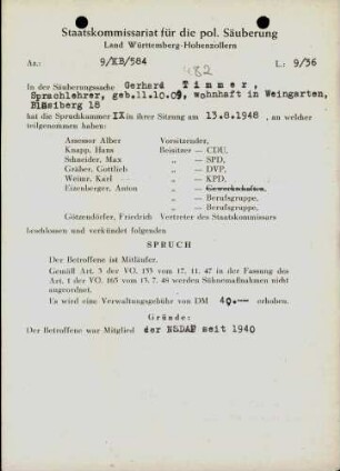 Timmer, Gerhard