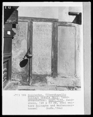 Epitaph für Ursula Herr