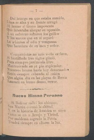 Nuevo himno peruano