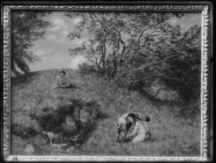 Faun und Nymphe