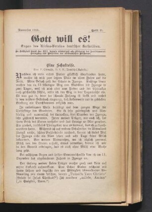 Heft 11. November 1913