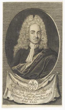 Bildnis des Augustus Nathanael Hubner