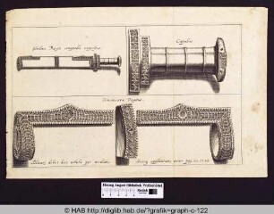 Gladius Regis compendio expressus; Capulus; Ornamenta Vaginae