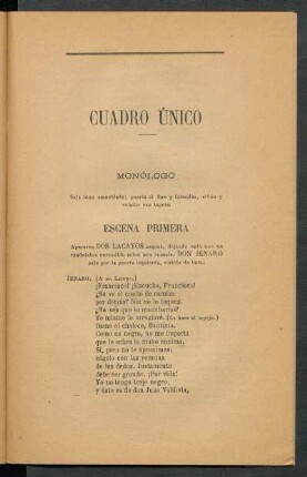 Cuadro único