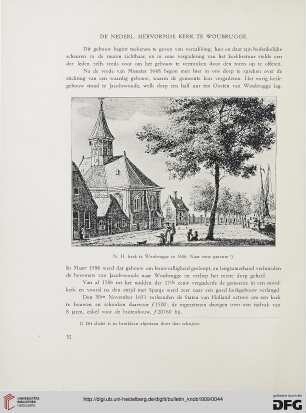 2.Ser. 2.1909: De Nederl. Hervormde kerk te Woubrugge